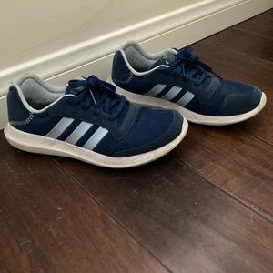 Adidas Cloudfoam. Blue and white. Size 9. Very comfortable! Light wear
